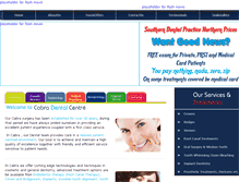 Tablet Screenshot of cabradental.com